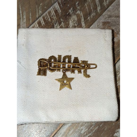 ***SOLD*** CHRISTIAN DIORCrystal J'Adior Star Barrette - Picture 3 of 6